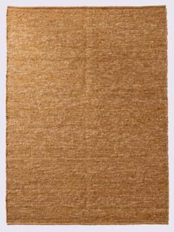 Tapis pure laine vierge, coleur terre cuite - HELLINE