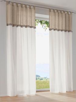 Store décoratif superbe store, couleur blanc, taille 245x135 cm, marque helline home - helline