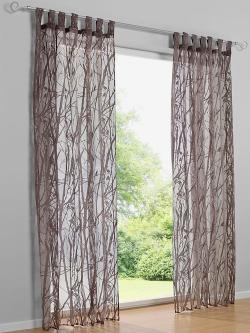 Store décoratif 4 longueurs disponibles, couleur marron, taille 245x140 cm, marque helline home - helline