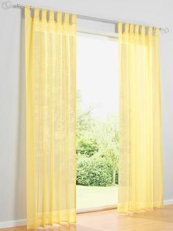 Store décoratif store sobre, couleur jaune, taille 295x140 cm, marque helline home - helline