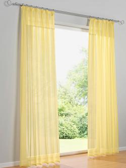 Store décoratif store sobre, couleur jaune, taille 295x140 cm, marque helline home - helline