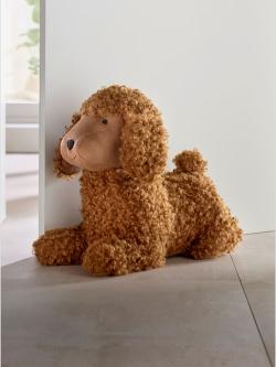 Butoir de porte, couleur : couleur ivoire moyen uni, taille H/l/P env. 29/20/32 cm, marque helline home, 100% polyester - helline