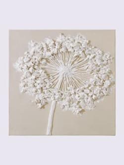 Peinture originale pour mettre vos murs en valeur, couleur : blanc uni, taille H/l/P env. 40/40/3 cm, marque helline home, 40% papier;30% bois;30%