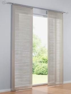 Panneau-rideaux, couleur : marron moyen uni, taille 175x60 cm, marque helline home, 100% polyester - helline
