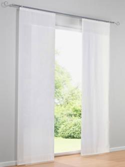 Panneau-rideaux scherli de qualité, couleur blanc, taille 225x60 cm, marque helline home - helline