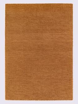 Tapis polypropylène facile à entretenir, couleur cannelle chiné - HELLINE