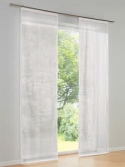 Panneau-rideaux 100% polyester, couleur couleur ivoire, taille 245x60 cm, marque helline home - helline