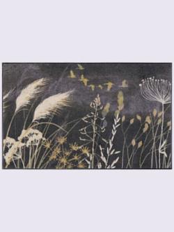 Paillasson pour intérieur et zone extérieure couverte, couleur gris, taille 115x175 cm, marque helline home - helline