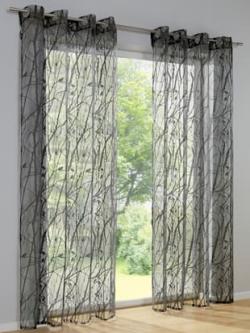 Store décoratif 4 longueurs disponibles, couleur gris, taille 245x140 cm, marque helline home - helline