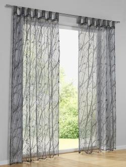 Store décoratif 4 longueurs disponibles, couleur gris, taille 175x140 cm, marque helline home - helline