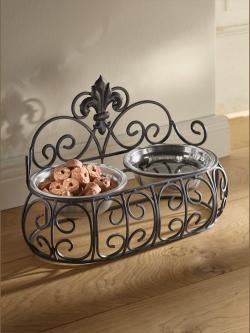 Gamelle détails décoratifs, couleur marron, taille H/l/P env. 20,5x32,5x16 cm, marque helline home - helline