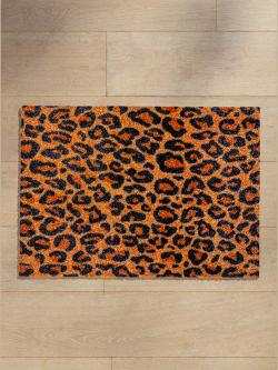 Paillasson pour intérieur et zone extérieure couverte, couleur marron, taille 30x100 cm, marque helline home - helline