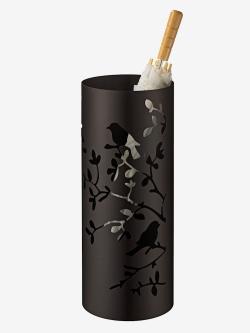 Porte-parapluie design moderne, couleur noir, taille H/Ø env. 50x20 cm, marque helline home - helline
