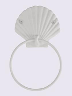 Porte-serviettes serviette toujours accessible, couleur blanc, taille H/l/P env. 20x12x4 cm, marque helline home - helline