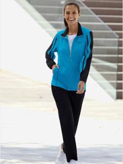 Tenue de loisirs qualité jersey extensible, souple et confortable, coleur turquoise-marine - HELLINE