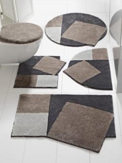 Tapis de bain 100% acrylique, couleur marron, taille 50x80 cm, marque helline home - helline