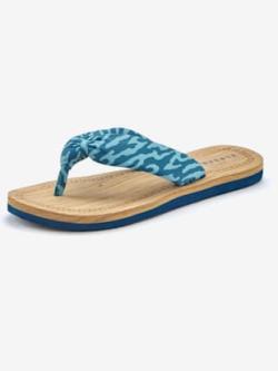 Tongs avec semelle imperméable, couleur bleu, taille 40, marque Elbsand - helline