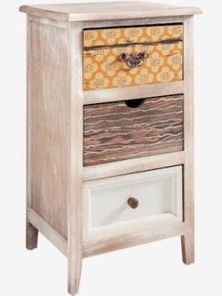 Commode indispensable, quelle que soit la pièce, coleur marron-multicolore - HELLINE