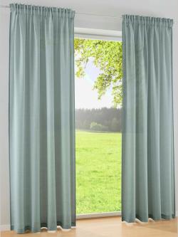 Store décoratif superbe store, couleur bleu, taille 225x140 cm, marque helline home - helline