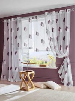 Store décoratif superbe store, couleur violet, taille 225x140 cm, marque helline home - helline