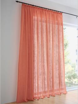 Store décoratif structure fixe, couleur orange, taille 225x140 cm, marque helline home - helline
