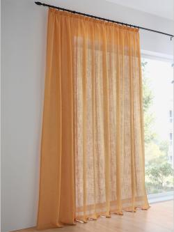 Store décoratif structure fixe, couleur jaune, taille 175x290 cm, marque helline home - helline