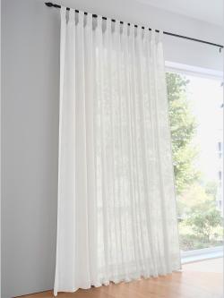Store décoratif structure fixe, couleur couleur ivoire, taille 175x290 cm, marque helline home - helline