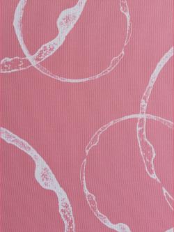 Store décoratif lot de 2 stores, couleur rouge, taille 225x135 cm, marque helline home - helline