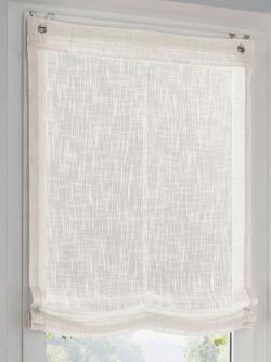 Store-bateau à œillets, couleur couleur ivoire, taille 130x140 cm, marque helline home - helline