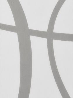 Rideaux, Œillets, couleur : blanc à motifs, taille 145x270 cm, marque helline home, 100% polyester - helline