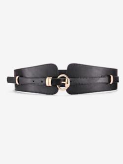 Ceinture 2 en 1 – avec fine ceinture amovible, couleur noir, taille 105, marque LASCANA - helline