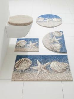 Tapis de bain acrylique, couleur marron, taille 60x100 cm, marque helline home - helline