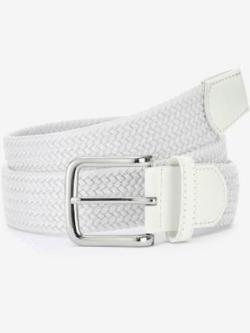 Ceinture hanches ceinture tressée sportive en textile agréable avec application synthétique, couleur blanc, taille 65, marque LASCANA - helline