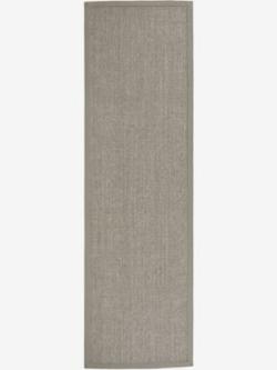 Tapis en sisal fabrication mécanique, couleur gris clair - HELLINE