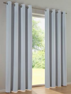 Rideau opacité, couleur gris, taille 175x135 cm, marque helline home - helline