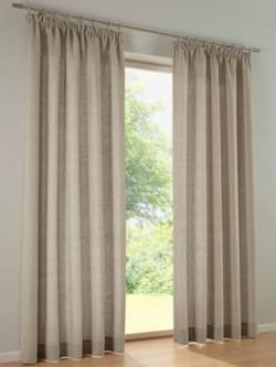 Rideau matière semi-transparente, couleur couleur ivoire, taille 245x135 cm, marque helline home - helline