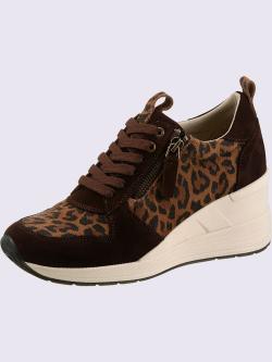 Baskets de fabrication portugaise, marron clair uni, taille 42 - helline