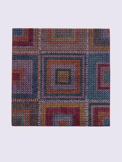 Paillasson pour intérieur et zone extérieure couverte, couleur : multicolore, taille 90x90 cm, marque helline home, 100% polyamide - helline
