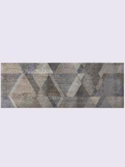 Paillasson pour intérieur et zone extérieure couverte, couleur : gris moyen uni, taille 110x175 cm, marque helline home, 100% polyamide - helline