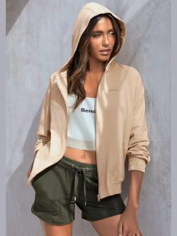 Short décontracté short sweat doux et gratté, couleur vert, taille 54/56, marque Bench. Loungewear - helline
