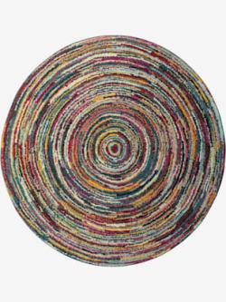 Tapis tissage mécanique, couleur multicolore - HELLINE