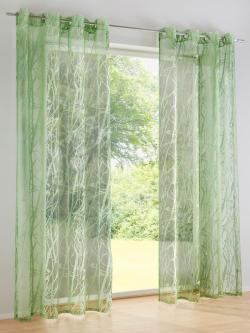 Store décoratif 4 longueurs disponibles, couleur vert, taille 225x140 cm, marque helline home - helline