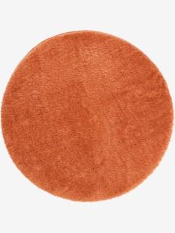 Tapis à poils longs tissage mécanique, couleur abricot - HELLINE