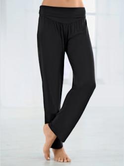 Pantalon bien-être jersey fin, coleur noir - HELLINE