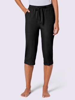 Corsaire jersey fin, couleur noir, taille 38/40, marque feel good - helline