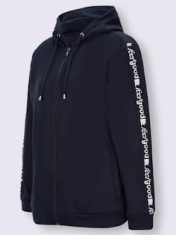 Veste interlock, coleur marine - HELLINE
