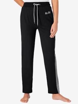 Pantalon de jogging avec broderie, coleur noir - HELLINE