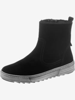 Bottines d’hiver glissière intérieure, coleur noir - HELLINE