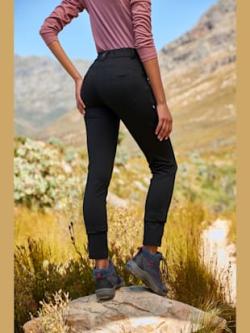 Pantalon de trekking ceinture réglable, couleur noir, taille 40, marque LASCANA ACTIVE - helline