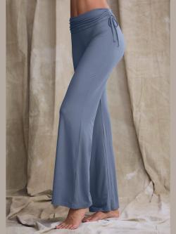 Panty legging avec jambes évasées, couleur bleu, taille 32, marque LASCANA - helline